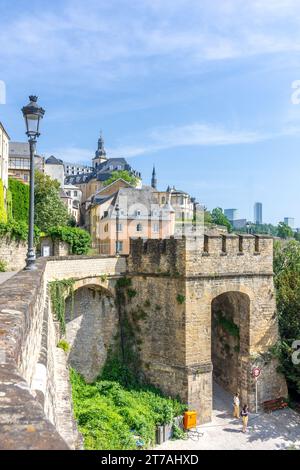 Porte espagnole (Grund), quartier Grund, ville de Luxembourg, Luxembourg Banque D'Images