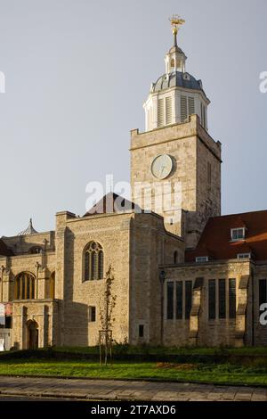 St Thomas l'église cathédrale dans High Street, Old Portsmouth Banque D'Images