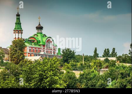 St. Cathédrale de Panteleimon à Feofaniya, Kiev Banque D'Images