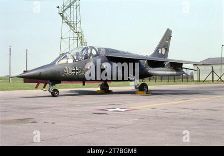 Dassault / Dornier Alpha Jet 40 + 94 – Bundeswehr Luftwaffe / Force aérienne allemande Banque D'Images