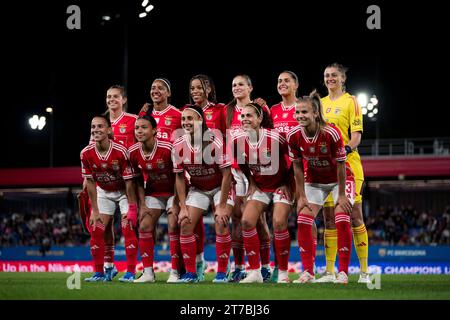 Sant Joan Despi, Espagne, 14, novembre 2023. Espagne-football-Ligue des Champions femmes-Groupe A-FC Barcelone v SL Benfica. Crédit : Joan Gosa/Alamy Live News Banque D'Images