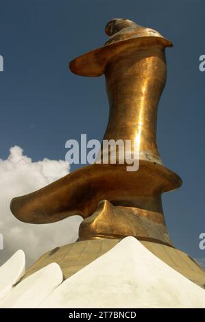 Statue de Guan Yin, déesse bouddhiste de la miséricorde, Macao, Chine. Banque D'Images