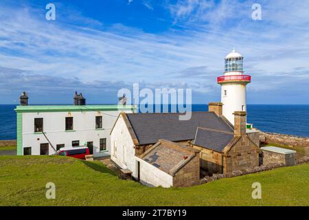 Phare d'Aranmore, Burtonport, comté de Donegal, Irlande Banque D'Images