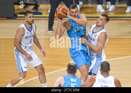 Vlatko Cancar (équipe nationale de basket-ball de Slovénie) Banque D'Images