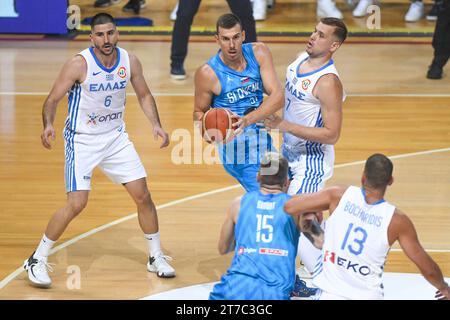 Vlatko Cancar (équipe nationale de basket-ball de Slovénie) Banque D'Images