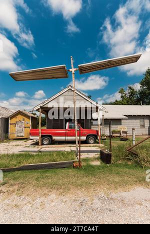 Voiture, vieux pick-up, historique, histoire, moteur à combustion interne, mobilité, agriculture, route 66, États-Unis Banque D'Images