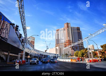 Las Vegas, États-Unis. 14 novembre 2023. Ambiance du circuit - Pallazo. 14.11.2023. Formula 1 World Championship, Rd 22, Las Vegas Grand Prix, Las Vegas, Nevada, USA, jour de préparation. Le crédit photo doit se lire : XPB/Press Association Images. Crédit : XPB Images Ltd/Alamy Live News Banque D'Images