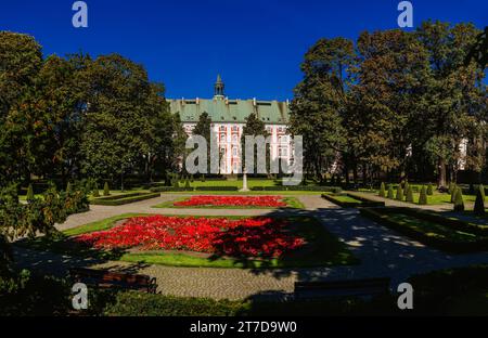 Parc Frédéric Chopin à Poznan - le plus ancien parc de la ville de Poznan. Il est situé à ul. Podgorna, à l'arrière du collège jésuite (aujourd'hui ci Banque D'Images
