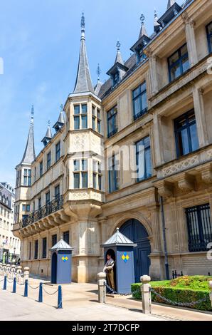 Palais Grand-Ducal, rue du marché-aux-herbes, ville haute, ville de Luxembourg, Luxembourg Banque D'Images