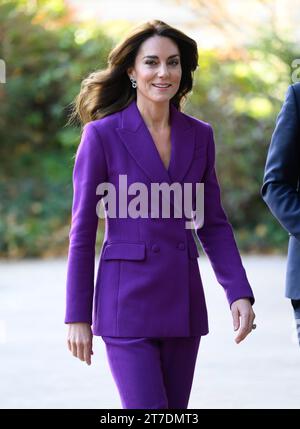 Londres, Royaume-Uni. 15 novembre 2023. La Princesse de Galles arrive au Design Museum pour le Symposium national Shaping US. Crédit : Doug Peters/EMPICS/Alamy Live News Banque D'Images