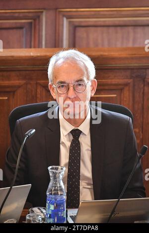 Paris, France. 15 novembre 2023.   Assiste au Conseil de Paris à l'Hôtel de ville de Paris le 15 novembre 2023. Photo de Firas Abdullah/ABACAPRESS.COM crédit : Abaca Press/Alamy Live News Banque D'Images