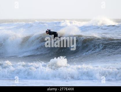 Surfer sur le Gower Banque D'Images