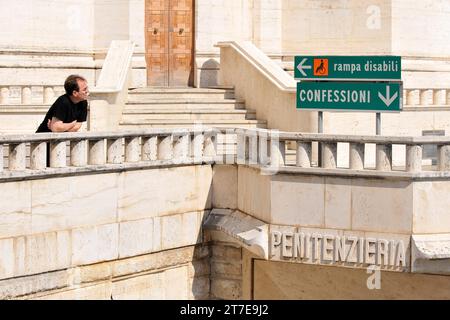 Basilique de Santa Rita. Cascia. Ombrie. Italie Banque D'Images