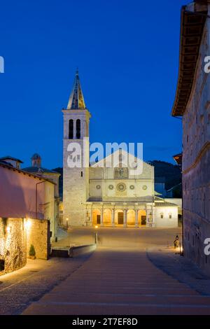 Duomo. Spoleto. L'Ombrie. Italie Banque D'Images