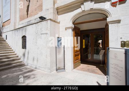 Musée des capucins dans la via Veneto. Rome. Lazio. Italie Banque D'Images