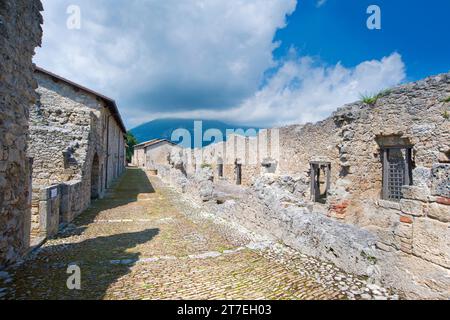 La Forteresse. Civitella Del Tronto. Abruzzes. Italie Banque D'Images