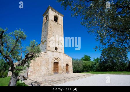 Abbaye de San Marco. Ponzano de Still. Marche. Italie Banque D'Images