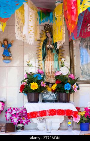 Altar, petite ville d'Espita, Yucatan, Mexique Banque D'Images