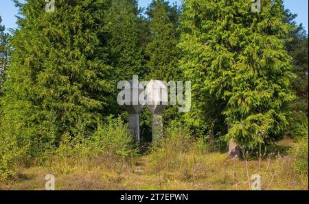 Vodenica, Bosnie - 5 septembre 2023. Mémorial des partisans de la Seconde Guerre mondiale yougoslave à Vodenica près de Brestovac, municipalité de Bosanski Petrovac, canton d'una-Sana Banque D'Images