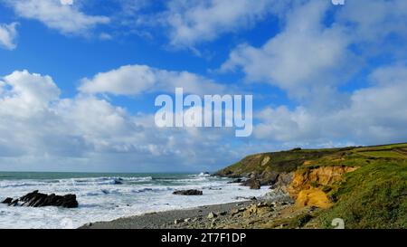 La plage de Dollar Cove, Gunwalloe, Cornwall, Royaume-Uni - John Gollop Banque D'Images