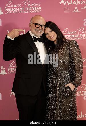 Espagne. 15 novembre 2023. Laura Pausini Latin Recording Academy personnalité de l'année, Séville, Espagne cordon Press crédit : Live Media Publishing Group/Alamy Live News Banque D'Images