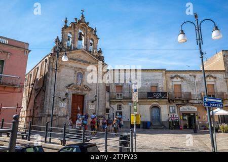 Montescaglioso est une commune de la province de Matera, Basilicate, dans le sud de l'Italie. Banque D'Images