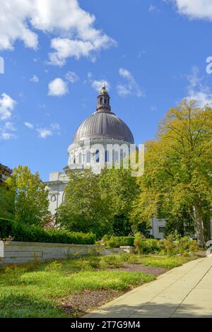 Chapelle du campus de l'Académie navale des États-Unis à Annapolis MD Banque D'Images