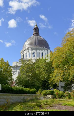 Chapelle du campus de l'Académie navale des États-Unis à Annapolis MD Banque D'Images