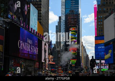 Times Square à New York City Banque D'Images