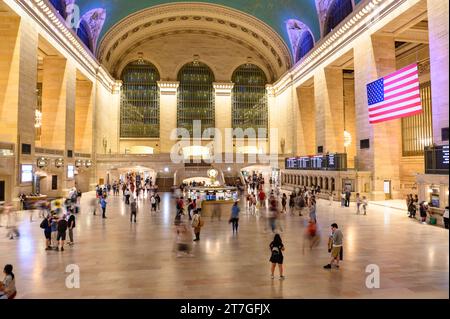 Le Concourse à Grand Central Station, New York Banque D'Images