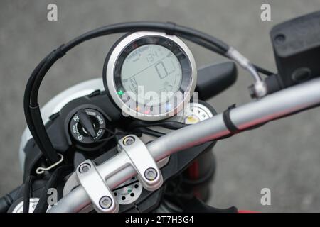 HCMC, VN - Ducati Scrambler pour usage éditorial Banque D'Images