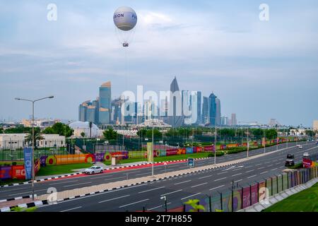 Doha, Qatar - 11 novembre 2023 : magnifique vue panoramique de Doha depuis le parc Bidda Qatar Banque D'Images