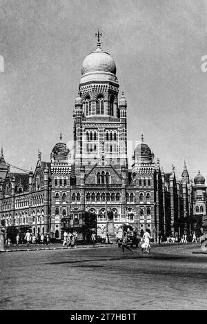 11 11 2008 Vintage Heritage Old BMC Building maintenant la Société municipale du Grand Mumbai -Mumbai-Maharashtr INDE Asie. Banque D'Images