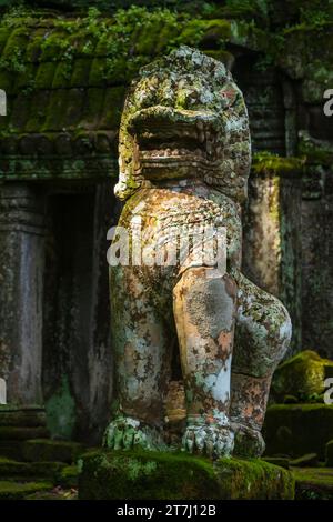 Preah Khan temple Siem Reap , Cambodge Banque D'Images