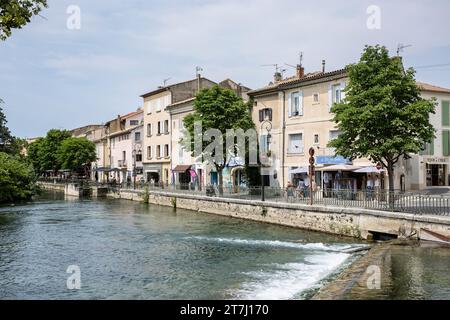 L'Isle-sur-la-Sorgue est une commune française, située dans le département du Vaucluse et la région Provence-Alpes-Côte d'Azur Banque D'Images