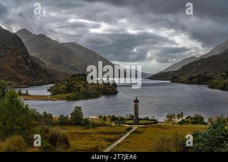 Vue sur le Loch Shiel, Glenfinnan, Écosse Banque D'Images
