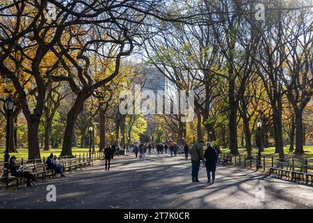 Central Park à New York est magnifique pendant la saison d'automne, 2023, USA Banque D'Images