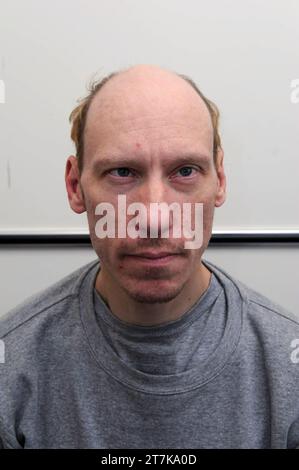 Photo de fichier non datée délivrée par la police métropolitaine de Stephen Port. Cinq officiers de la police métropolitaine et trois anciens officiers font l'objet d'une enquête pour faute grave suite aux manquements de la police dans l'affaire du tueur en série Stephen Port. Date de parution : jeudi 16 novembre 2023. Banque D'Images