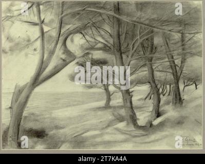 Ludwig Ferdinand Graf Cicada - Lussin. Craie 1926, 1926 Banque D'Images