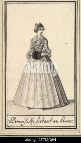 Katharina Sperling mode de la ville d'Augsbourg (36 costumes) : Demoiselle Sorb. Nourri de gris, Laugs Banque D'Images