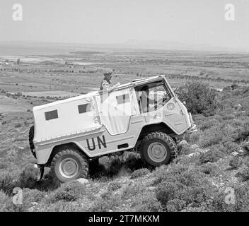 Volvo 3314 (valpen) en service de l'ONU dans le nord de chypre Montain 1964. Photo : Bo Arrhed Banque D'Images