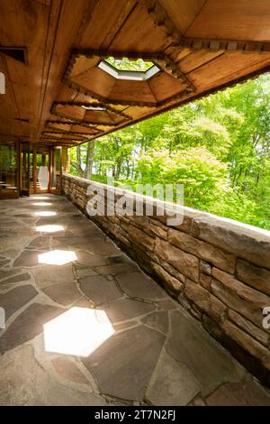 Kentuck Knob, architecture de style Usonien conçue par Frank Lloyd Wright, Farmington, PA, USA Banque D'Images