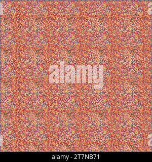 Points de saupoudrage de sucre, décoration pour gâteau et bekery, une texture de beaucoup de saupoudrages colorés, fond fait avec des milliers de saupoudrages multicolores. Banque D'Images