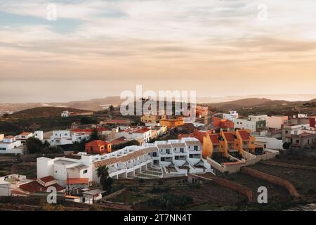 Villes typiques de la partie sud de l'île de Tenerife Banque D'Images