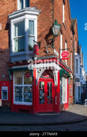 L'extérieur du bureau de poste sur Bailgate, près de la cathédrale, Lincoln Banque D'Images