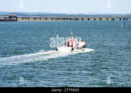 HUELVA, ESPAGNE - 11 JUIN 2023 : bateau sur le port de Huelva, Espagne le 11 juin 2023 Banque D'Images