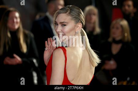 Londres, Royaume-Uni. 16 novembre 2023. Vanessa Kirby assiste à la première britannique « Napoleon » à l'Odeon Luxe Leicester Square à Londres. (Photo Fred Duval/SOPA Images/Sipa USA) crédit : SIPA USA/Alamy Live News Banque D'Images
