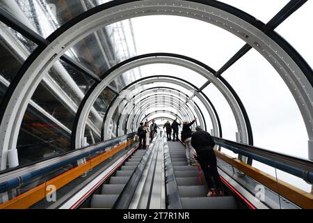 Le centre Pompidou à Paris, France. Banque D'Images