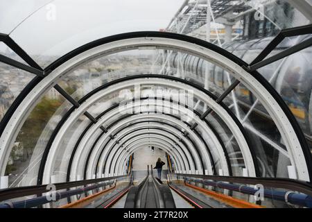 Le centre Pompidou à Paris, France. Banque D'Images