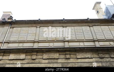 Musée Carnavalet Musée d'histoire rue des Francs Bourgeois à Paris, France. Banque D'Images